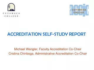 ACCREDITATION SELF-STUDY REPORT