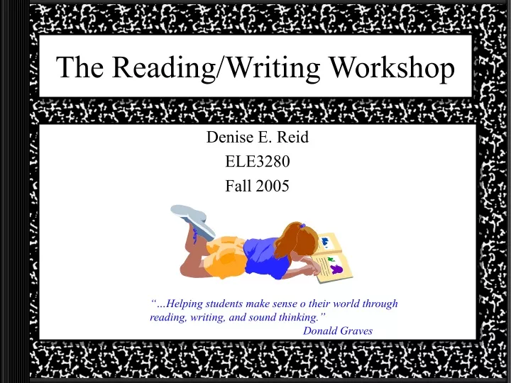 the reading writing workshop