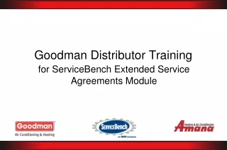 Goodman Distributor Training