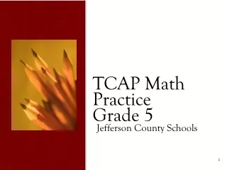 TCAP Math Practice Grade 5