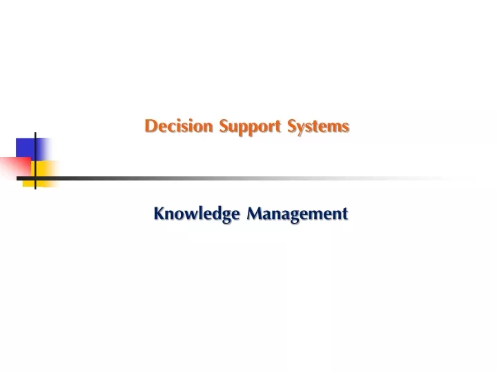 decision support systems