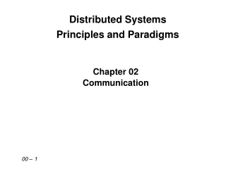 Distributed Systems Principles and Paradigms
