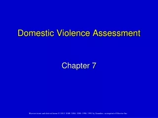 Domestic Violence Assessment