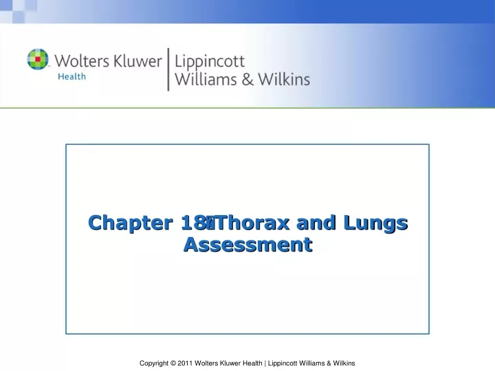 chapter 18 thorax and lungs assessment