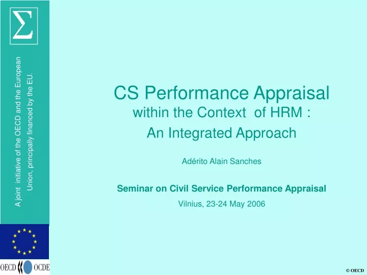 cs performance appraisal within the context