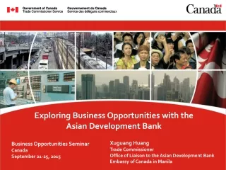 Exploring Business Opportunities with the  Asian Development Bank