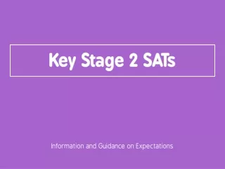 Key Stage 2 SATs