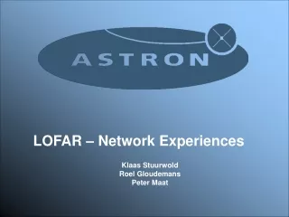 LOFAR – Wide Area Network