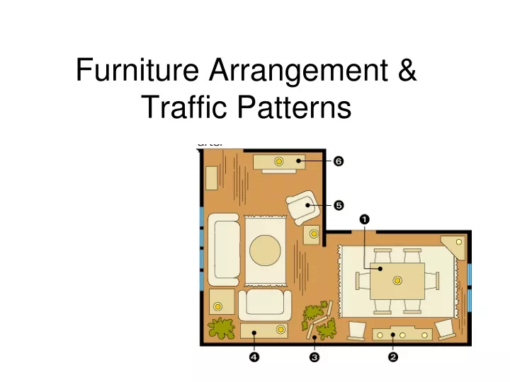 furniture arrangement traffic patterns