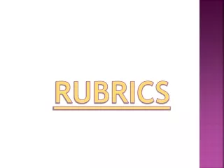 RUBRICS
