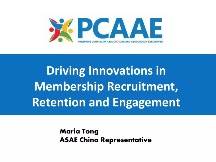 driving innovations in membership recruitment retention and engagement