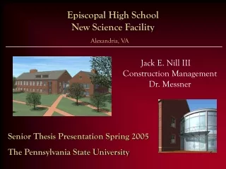 Episcopal High School New Science Facility