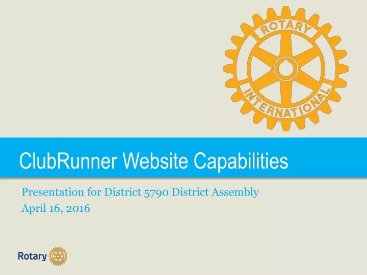 clubrunner website capabilities