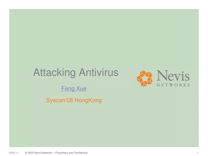 attacking antivirus