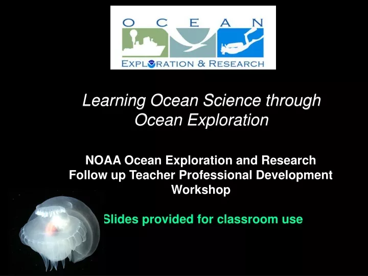 learning ocean science through ocean exploration