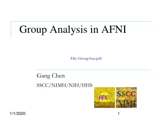 Group Analysis in AFNI