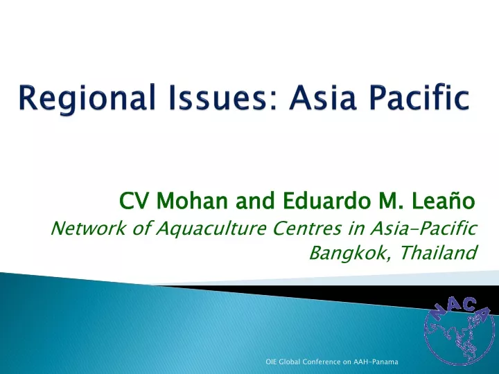 r egional issues asia pacific