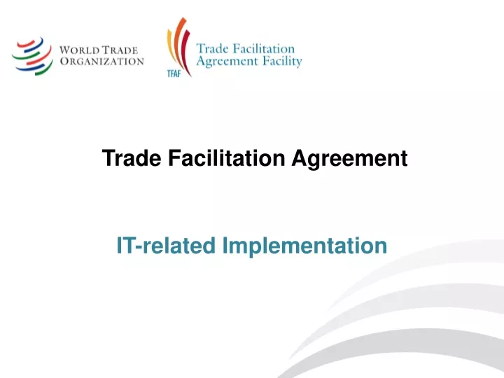 trade facilitation agreement