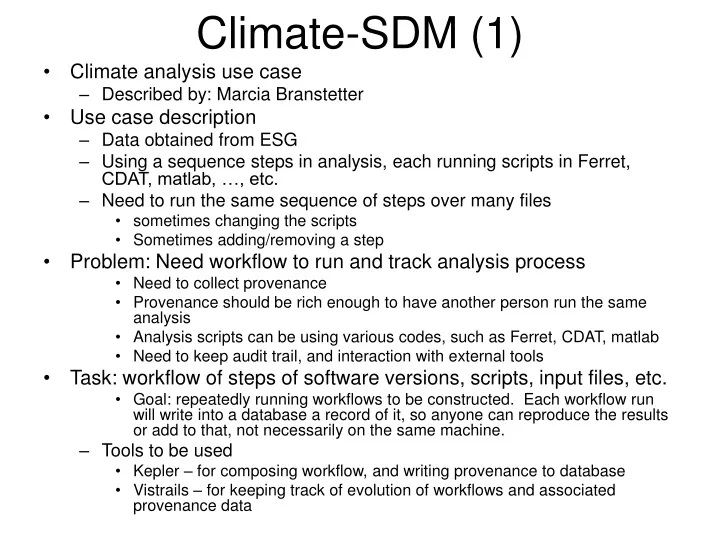 climate sdm 1