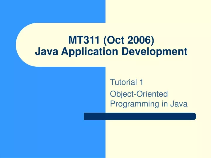 mt311 oct 2006 java application development