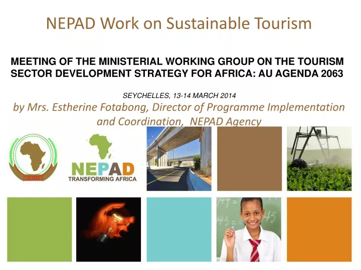 nepad work on sustainable tourism meeting