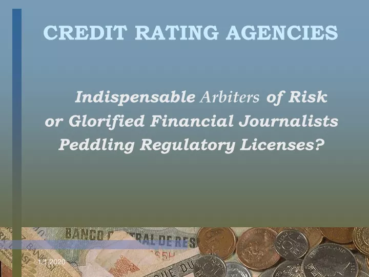 credit rating agencies