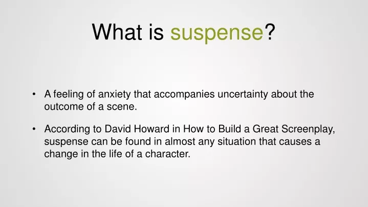 what is suspense