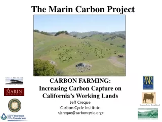CARBON FARMING:  Increasing Carbon Capture on California’s Working Lands Jeff Creque