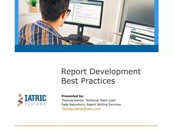 report development best practices