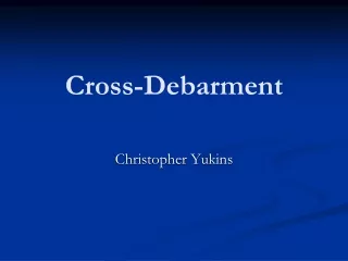 Cross-Debarment