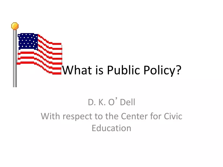 what is public policy