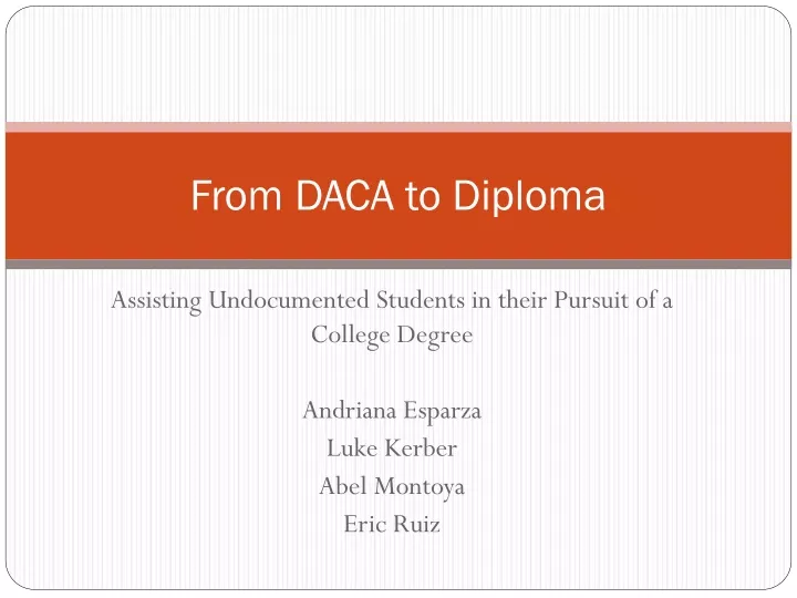 from daca to diploma