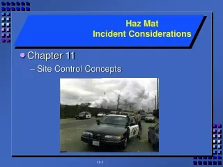 Chapter 11 Site Control Concepts