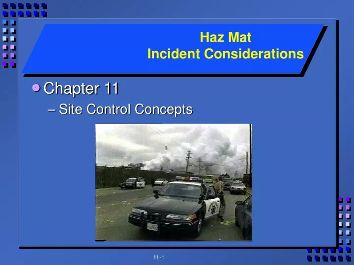 haz mat incident considerations