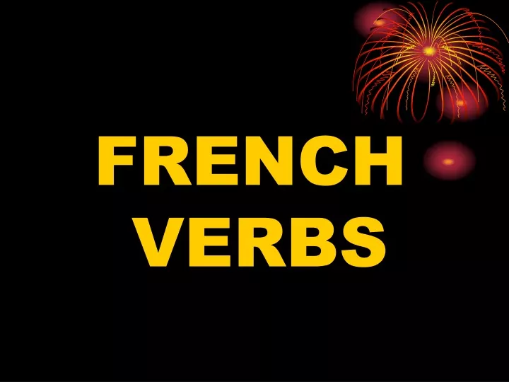 french verbs