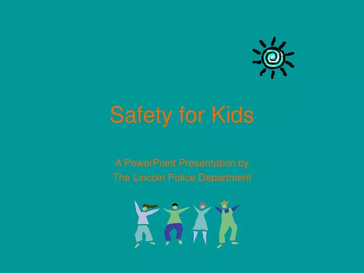 safety for kids