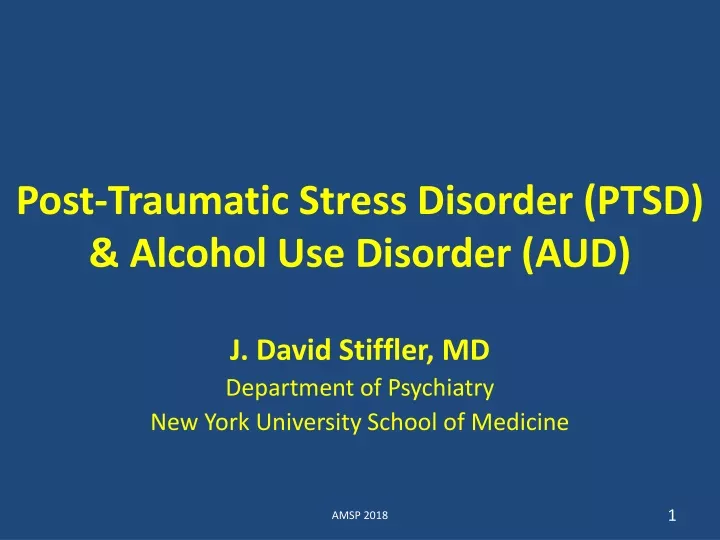 post traumatic stress disorder ptsd alcohol use disorder aud