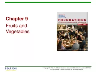 Chapter 9 Fruits and Vegetables