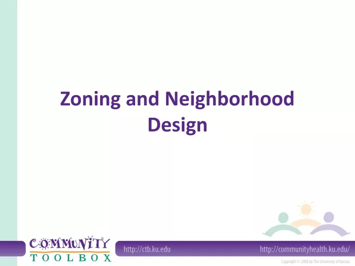 zoning and neighborhood design