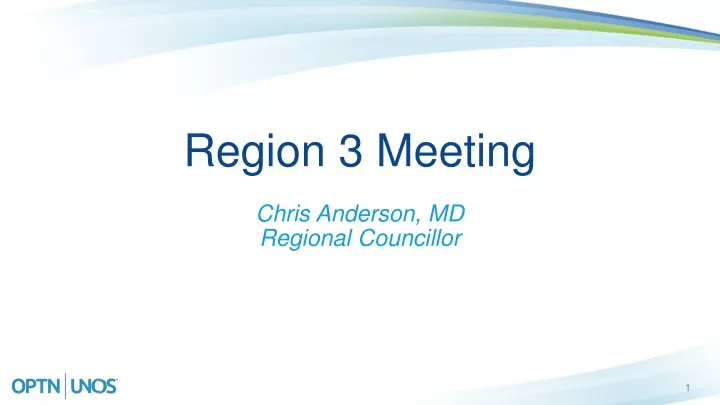 region 3 meeting