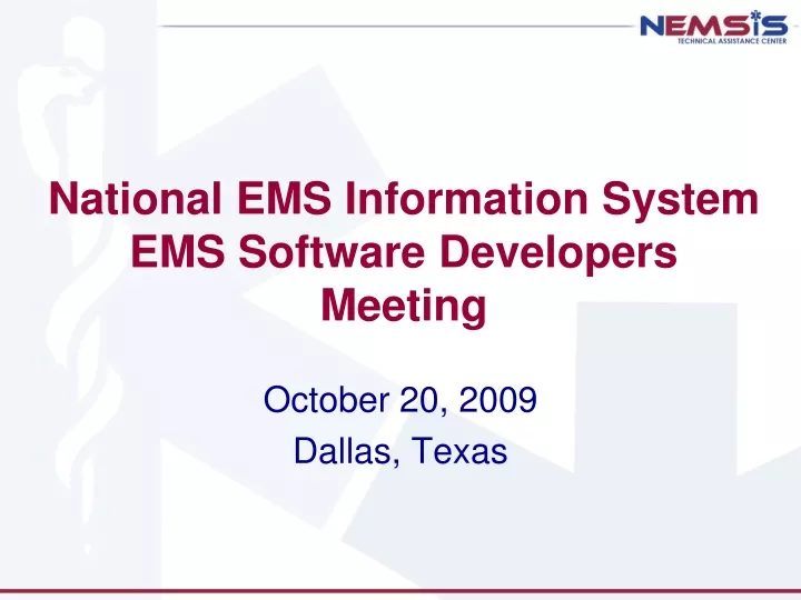 national ems information system ems software developers meeting