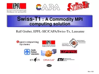 Swiss-T1 : A Commodity MPI computing solution