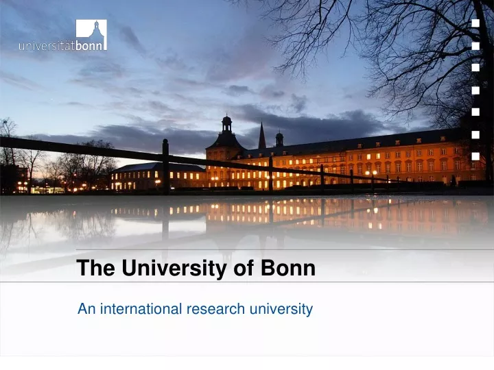 an international research university