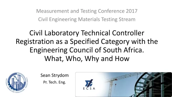 measurement and testing conference 2017 civil