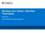 Mastering Interview Techniques for Career Development - slide 1