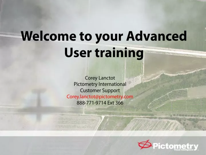 welcome to your advanced user training