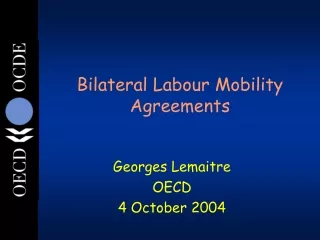 Bilateral Labour Mobility Agreements