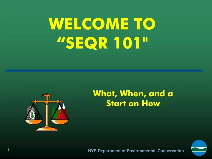 welcome to seqr 101