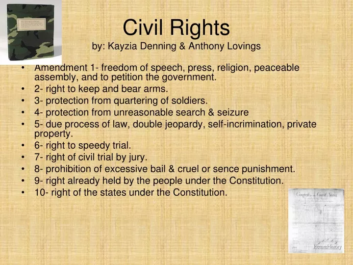 civil rights by kayzia denning anthony lovings
