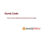 Dumb Code